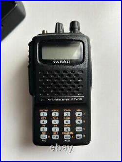 YAESU FT-60R Dual Band Handheld Radio WithDiamond Antenna and More! NICE