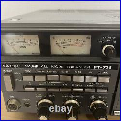 YAESU FT-726 V/UHF ALL Mode Transceiver Amateur Ham Radio Tested 100V Used