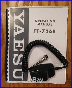 YAESU FT-736R Transceiver Full Duplex Base 144 MHz, 220 MHz 432 MHz 1.2GHz