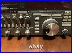 YAESU FT-736 VHF UHF SSB CW All Mode Transceiver tested working Used