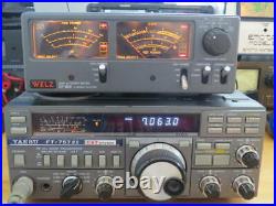 YAESU FT-757SX All Mode HF 10W Transceiver Amateur Ham Radio with dc cord Tested