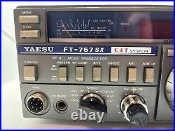YAESU FT-757SX Ham Radio Transceiver Operation confirmed Used Working