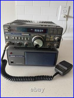 YAESU FT-757 GX Transceiver Ham Radio Vintage Japan Retro + FP-757HD SEE VIDEO