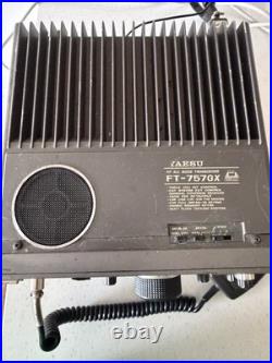 YAESU FT-757 GX Transceiver Ham Radio Vintage Japan Retro + FP-757HD SEE VIDEO