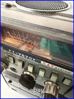 YAESU FT-757 GX Transceiver Ham Radio Vintage Japan Retro + FP-757HD SEE VIDEO