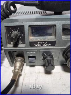 YAESU FT-7 All Solid State Transceiver 10-80 m Five bands Ham Radio For Parts