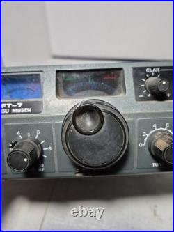 YAESU FT-7 All Solid State Transceiver 10-80 m Five bands Ham Radio For Parts