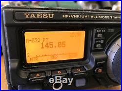 YAESU FT-897D HF/VHF/UHF Amateur Transceivers used