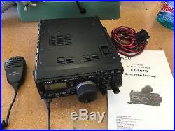 YAESU FT-897D HF/VHF/UHF Amateur Transceivers used