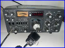 YAESU FT-901DM AM/SSB-CW AMATEUR HF TRANSCEIVER 160-10 Metets Works Nice