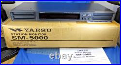 YAESU SM-5000 Station Monitors with cables and manual in Box