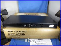 YAESU SM-5000 Station Monitors with cables and manual in Box