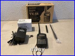 YAESU VX-5 50/144/430MHz Triple Band FM Transceiver Ham Radio with Charger