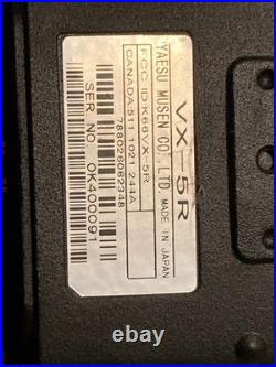 YAESU VX-5 50/144/430MHz Triple Band FM Transceiver Ham Radio with Charger