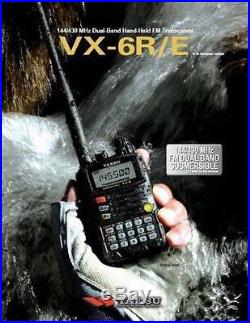 YAESU VX-6R Handheld Receiver 3 band Transmiter VX-6R FM. UHF and VHF