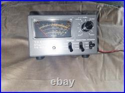 YAESU YS-60 Ham Radio SWR & POWER METER Wattmeter 0-2KW 1.6-60Mhz VSWR UNTESTED YAESU YS-60 Ham Radio SWR & POWER METER Wattmeter 0-2KW 1.6-60Mhz VSWR UNTESTED