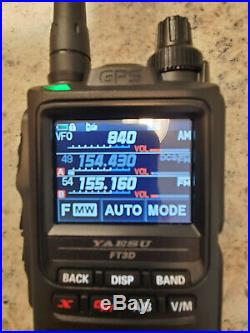 Yaesu FT3DR BUNDLE. Lightly used, complete! UHF/VHF/Full Display HAM Bluetooth
