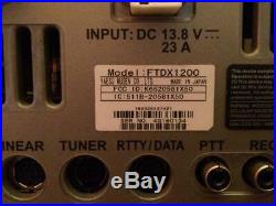 Yaesu FTDX-1200 HF Ham Radio Transceiver With SCU 17 USB Interface. SUPER NICE