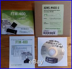Yaesu FTM-400DR C4FM Dual Band Amateur (Ham) Radio, With Bonus Software