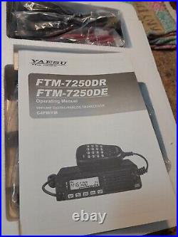 Yaesu FTM-7250D 50W Dual Band Transceiver C4FM/FM 144/430MHz brand new