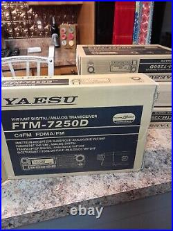 Yaesu FTM-7250D 50W Dual Band Transceiver C4FM/FM 144/430MHz brand new