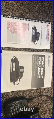 Yaesu FTM-7250D Dual Band VHF/UHF 2m/70 cm FM Mobile Ham Radio 50W with Mic Manual