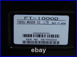 Yaesu FT-1000D Ham Radio Transceiver + Extra Filter + Manual + Mic (works great)