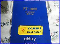 Yaesu FT-1000D with MODS listed and BPF-1. Great radio