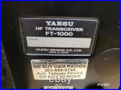 Yaesu FT-1000 High Performance HF Competition Transceiver Ham Radio FT 1000