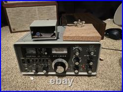 Yaesu FT-101EE Ham Radio Transceiver AM SSB CW Bands & Modes-powers on see desc