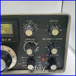 Yaesu FT-101 F SSB Ham Radio Transceiver Untested Parts Or Repair