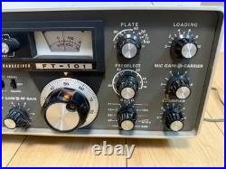 Yaesu FT-101 HF SSB Tube Hybrid Transceiver Vintage Ham Radio Boat Anchor Used