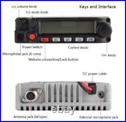 Yaesu FT-1907R Mobile Radio 55W UHF 400-470MHz FM Car Truck Transceiver with Micro