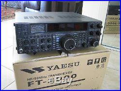 Yaesu FT-2000 HF/6M transceiver 100 watts in Very Nice shap in box with updates