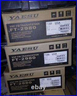 Yaesu FT-2980 VHF FM Mono Band Transceiver Ham Radio Black NIB