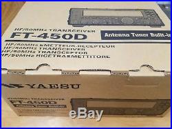 Yaesu FT-450D Ham HF/50 MHz Radio Transceiver Great Condition with original box