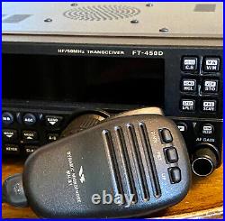 Yaesu FT 450D Transceiver with Manual MH-31 Mic DC Power Cord Very Nice Condition