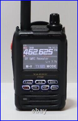 Yaesu FT-5DR C4FM/FM 144/430MHz Dual Band 5W Digital Transceiver Touch Screen