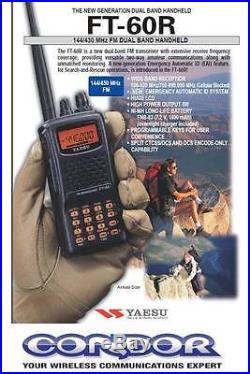 Yaesu FT-60R Dual Band Handheld 5W VHF / UHF Amateur Radio Transceiver Yaesu FT-60R Dual Band Handheld 5W VHF / UHF Amateur Radio Transceiver