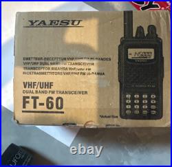 Yaesu FT-60R FT-60 VHF/UHF Dual Band FM Handheld Transceiver Radio Open Box