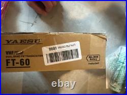 Yaesu FT-60R FT-60 VHF/UHF Dual Band FM Handheld Transceiver Radio Open Box