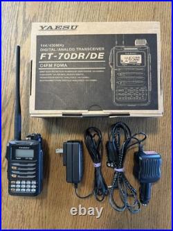 Yaesu FT-70DR C4FM FDMA / FM 144/430 MHz Dual Band 5W Handheld Transceiver