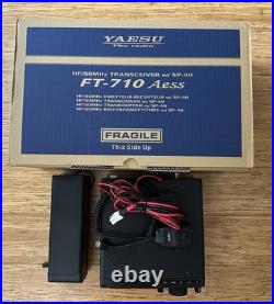 Yaesu FT-710 AESS HF/50MHz 100W SDR Transceiver with Detachable Speaker