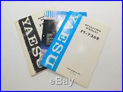Yaesu FT-736R 2 M / 440 MHz Transceiver with Orig Box, 220 MHz Module, CW Filter