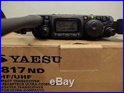 Yaesu FT-817ND FT 817 ND all mode HF VHF UHF Transceiver mobile
