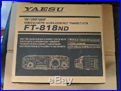 Yaesu FT-818ND QRP All-band All-mode transceiver with LDG Z817 Autotuner