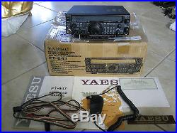 Yaesu FT-847 HF/2M/6M/70cm Transceiver Excellent shape in the box-VHF only 25W