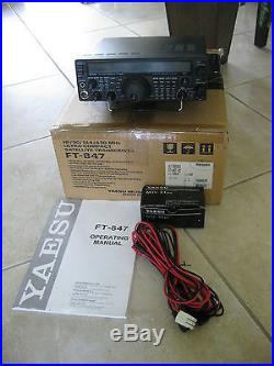 Yaesu FT-847 HF/2M/6M/70cm Transceiver in Excellent shape in the box