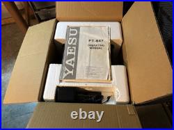 Yaesu FT-847 HF/VHF/UHF Ham Radio Mobile Transceiver FT847 Satellite All-mode