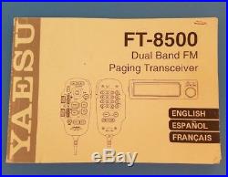 Yaesu FT-8500 Dual Band / Cross Band Repeat Mobile Amateur Ham Radio Transceiver